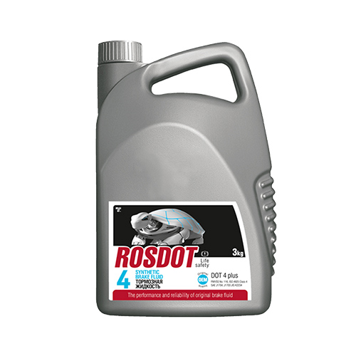 Жидкость тормозная ROSDOT-4 3кг, 